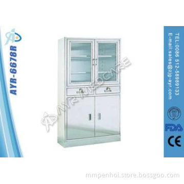 Multi Functions Hospital Bed Accessories Instrument Cabinet